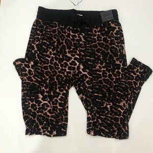 Cotton on BODY pants animal print black Sz L